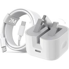 iphone USB C Fast Charger [ MFi Certified] PD 20W 3.0 USB C Fast Charger Plug and 2M USB C Quick Charging Cable Compatible with i Phone 14/14 Plus/14