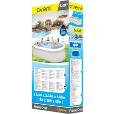Avenli Avenli pool oval stålram 10886 L