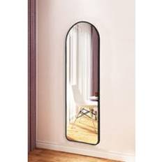 Living and Home W 120cm H Black Arch Length Wall Mirror