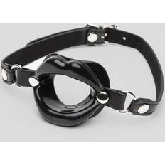 MiniX DOMINIX Deluxe Silicone Open Mouth Lip Gag 1.5-Inches Diameter Black