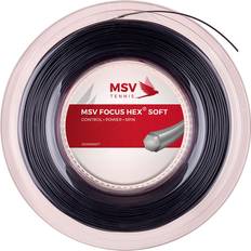 Silver Tennis Strings MSV Msv Tennis Focus Hex Soft Tennis Reel String Silver 1.25 mm