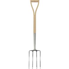 Brown Pitchforks Draper Stainless Steel Digging Fork With Ash Handle Brown