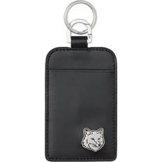 Maison Kitsuné Black Fox Head Neck Card Holder - P199 BLACK - UNI