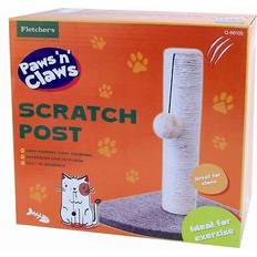 corner cat scratching post pole activity catnip play climbing