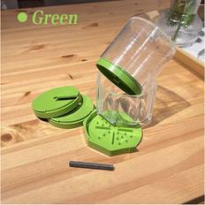 Vegetable Choppers Dechoicelife 3-Blade Multifunctional Cutter Potato Vegetable Chopper