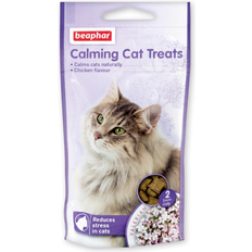 Beaphar herbal calming cat treats helps reduce stress problem behaviour 35g