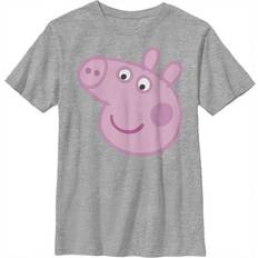 Peppa Pig T-shirts Children's Clothing Mad Engine Boy Peppa Pig Face Graphic T-Shirt