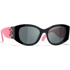 Solglasögon Chanel Oval Sunglasses C535S4 - Black