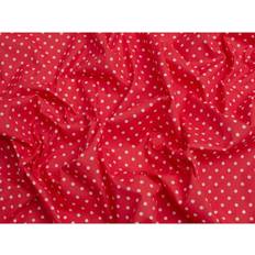 Cotton Fabrics Minerva Red Printed Polycotton Fabrics