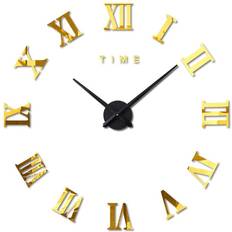 Time Extra Large Gold Wall Clock 10cm