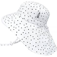 S Bucket Hats Jan & Jul Adjustable Baby Beach Hat with Brim UPF S: 0-6 Months, Dots