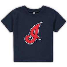 Soft As A Grape Toddler Navy Cleveland Indians Cooperstown Collection Shutout T-Shirt