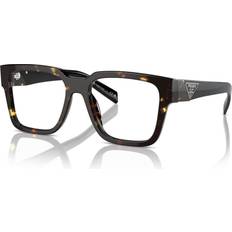 Glasses & Reading Glasses Prada VPR08Z Brown Rectangle Men