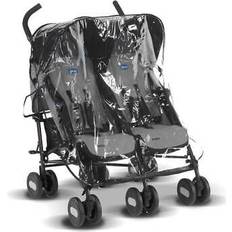 Raincover for use with obaby apollo twin stroller, the