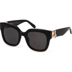 Solglasögon Mulberry SML254 Black/Grey Square Women