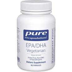 Fatty Acids Pure Encapsulations EPA/DHA Vegetarian Algae-Derived Support Cardiovascular Daily Wellness