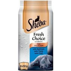 Sheba Pets Sheba fresh choice cat pouches fish 50g
