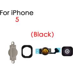 Aihontai For iPhone 5 Black Home Button Key With Flex Cable For iPhone 5 5C 5S 6 6Plus 6sPlus 7 7Plus