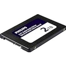 Philips intern SSD 2,5” SATA III 2 TB S130 Ultra Speed, läshastighet upp till 550 MB/s