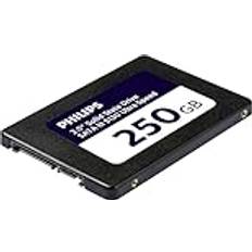 Hårddisk Philips intern SSD 2,5” SATA III 250 GB S130 Ultra Speed, läshastighet upp till 550 MB/s