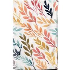 Orange Kitchen Towels Warren Reed Sping Leaves Tea Kitchen Towel Orange