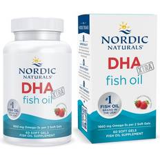 Vitamins & Supplements Nordic Naturals DHA Xtra 1660mg Strawberry 60 Softgels 60 pcs