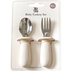 Baby Cutlery Set 2 Pcs Cream