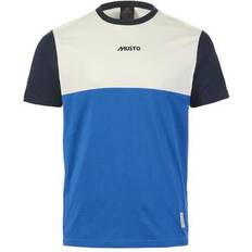 Musto Tops Musto Men's 64 Cotton Short Sleeved T-Shirt Aruba Blue