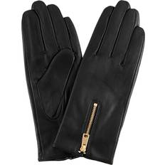 Gloves With Zipper - Svart