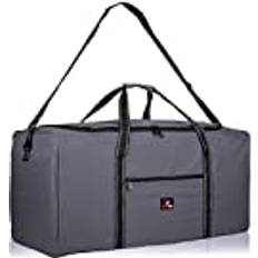 Roamlite Extra stor XXL Holdall – mycket stora X-L duffelväskor för resor, förvaring eller tvätt – polyester 86 cm 34 tum x 36 cm x 36 cm 110 liter – RL34M, Grå XXL, Reseduffel