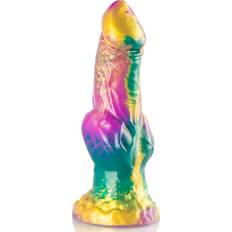 Epic Iris Dildo With Rainbow Testicles Of Pleasure 22.5cm