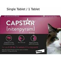 Capstar flea treatment for cats pack of 6 tablets.