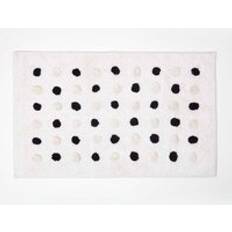 Homescapes Cotton Bath Mat Polka Dot