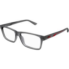 Puma PU0471O 004, including lenses, RECTANGLE Glasses, MALE Grey