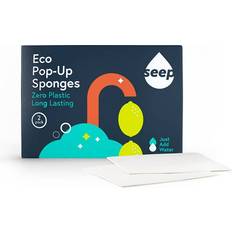 Cleaning Sponges seep company Seep Eco Pop-Up Sponges Pack Of 2