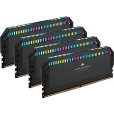 Corsair DOMINATOR PLATINUM RGB 64GB 4x16GB DDR5 DRAM 5600MT/s CL36 Memory Kit Black