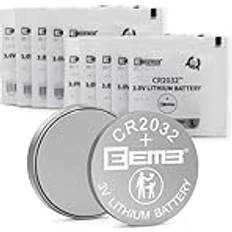 EEMB 10pack cr2032 battery 3v lithium battery button coin cell batteries 2032 batt