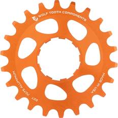 Cassette Sprockets Tooth Components Alloy Single Speed Cog Orange, 22t