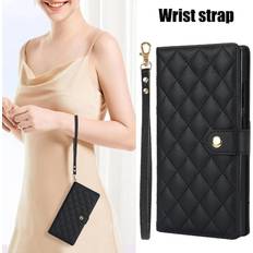 Samsung Galaxy A52 Wallet Cases GANGXUN Black Case for Samsung Galaxy A52 4g/5g Anti Theft Brush Stand Function Premium Protection Leather Wallet Case Crossbody Style with 5 Card Slots