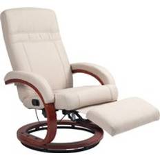 Footrest Armchairs Homcom Swivel Recliner Armchair