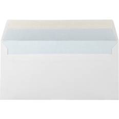 Blanco Sobres de Invitación Liderpapel Sobre n.2 blanco din americano 110x220mm tira de silicona open system caja de 500 unidades