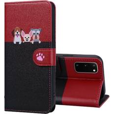 Samsung Galaxy S20 Wallet Cases GANGXUN Black Case for Samsung Galaxy S20 Flip Cover Simple Business Shockproof Wallet Leather Case