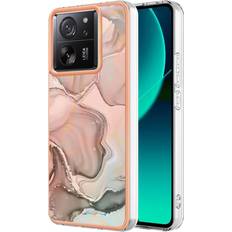 GANGXUN Gold Compatible With Xiaomi 13T/13T PRO 5G Shockproof Silicone Marble Bumper TPU