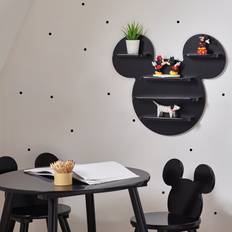 Disney Mouse Black Wall Shelf