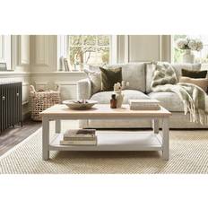 Oak Furnitureland Tables Oak Furnitureland Natural Solid Oak & Painted Coffee Table