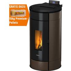 Estufas de Leña FreePoint Estufa de pellet freepoint globe 10,5 kw mokka