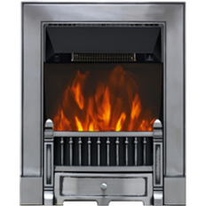 Focal Point Focal Point Fires 2kW Victorian Cast Iron LED Inset Electric Fire Black
