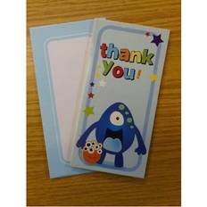 The Home Fusion Company 16 x Monster Alien Boys Thank You Cards Ideal for Birthday