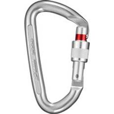 Simond Screwgate Carabiner 3000 Secure Polished Flint Grey