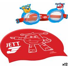 Swim & Water Sports Swimming Cap and Goggles Super Wings Children's 12 Units